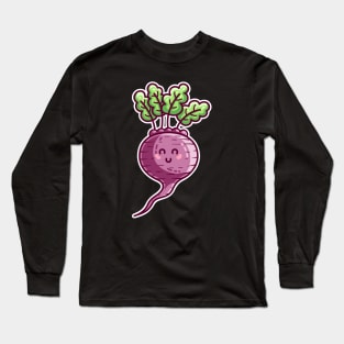 Kawaii Cute Beetroot Long Sleeve T-Shirt